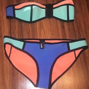 Two Piece zip up Bikini